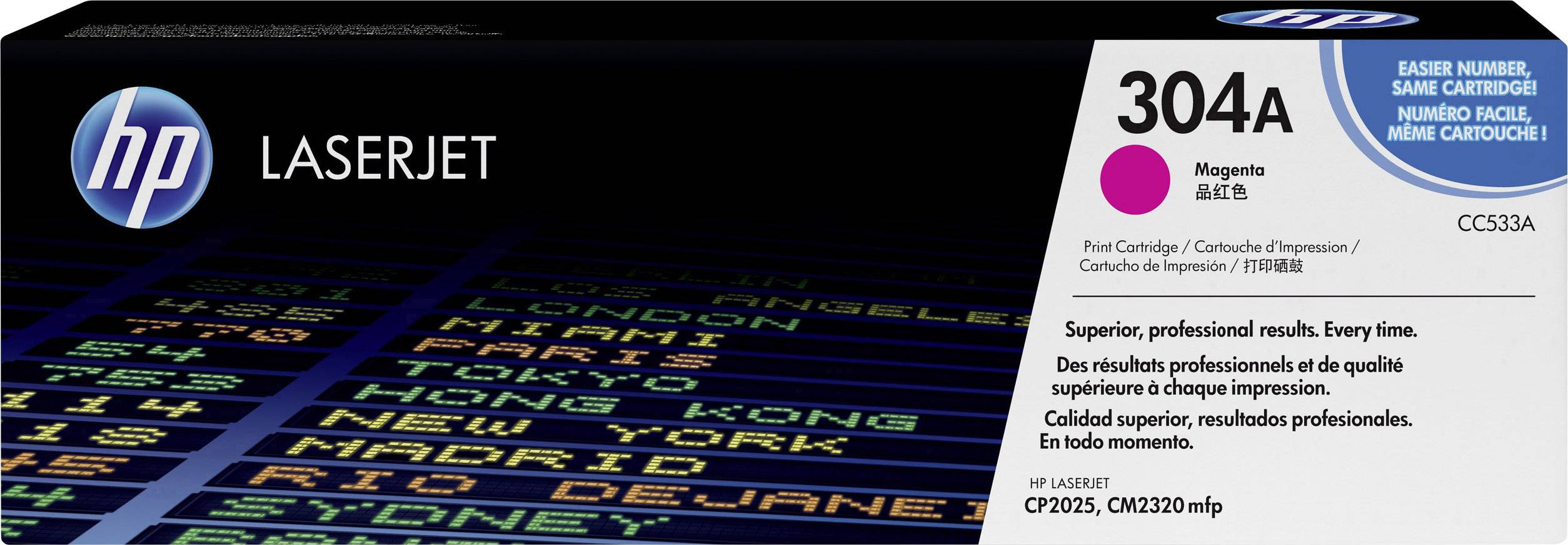 HP Toner 304A Original Magenta 2800 Seiten CC533A