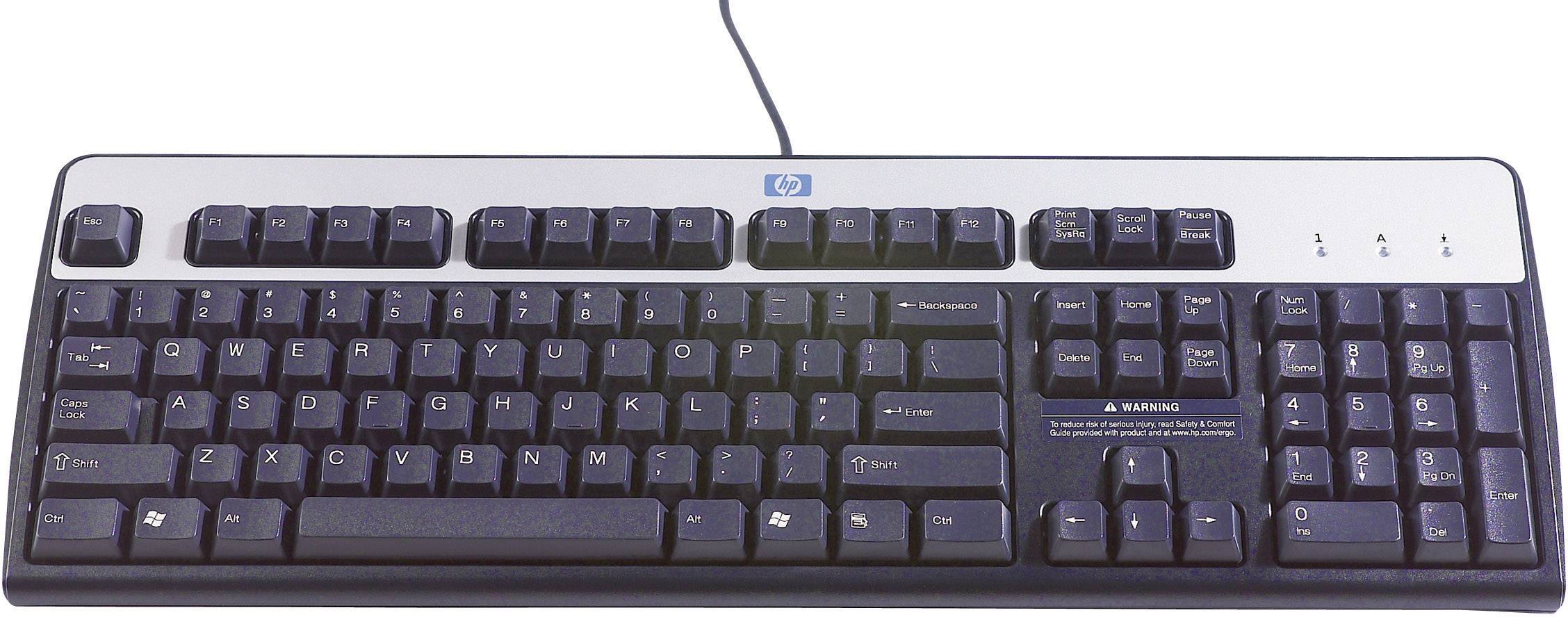 HP PC Tastatur USB Tastatur Schweiz, QWERTZ Schwarz