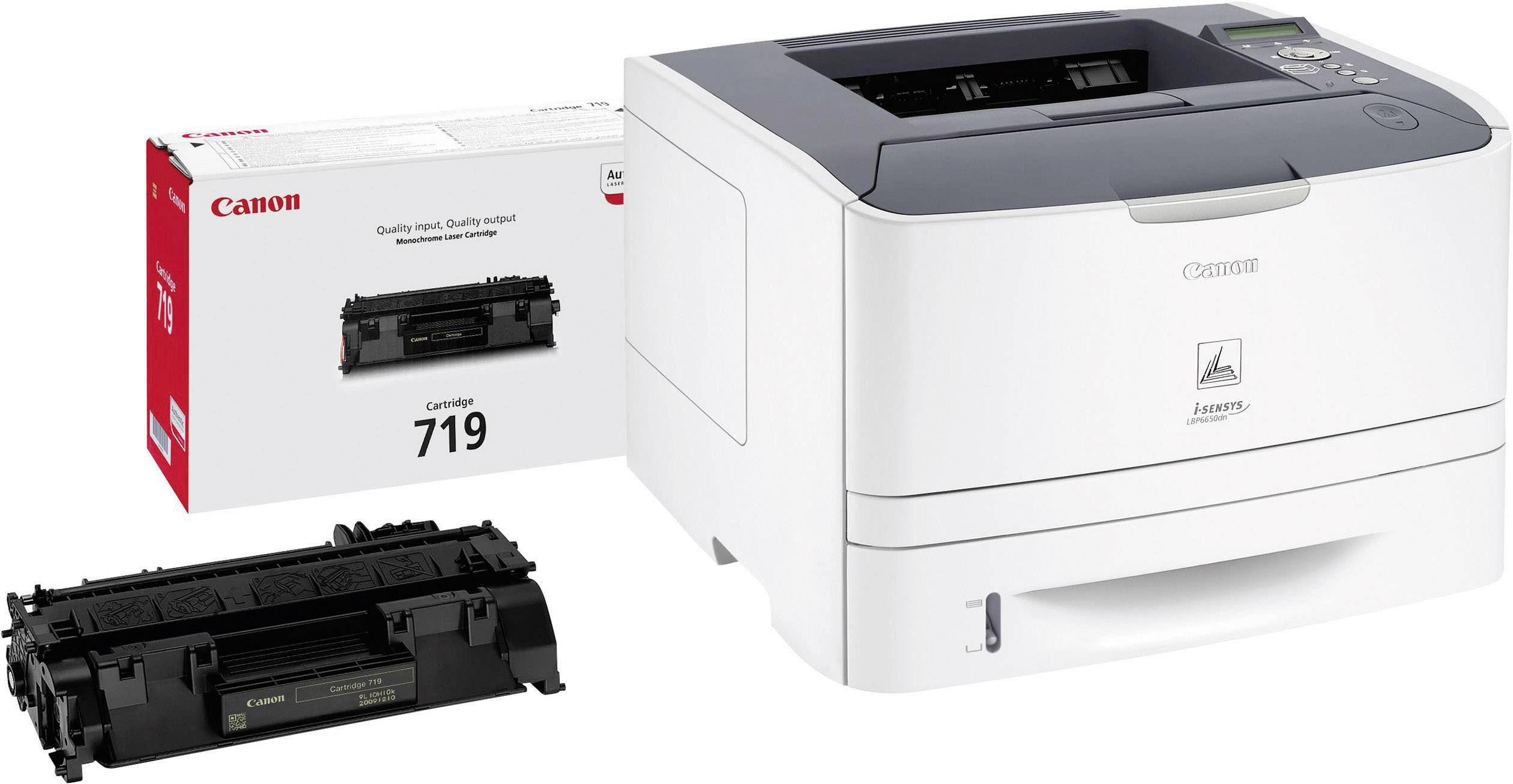 Canon i-SENSYS LBP6650DN, S/W-Laserdrucker, A4, USB,LAN,Duplex, 600 x 600 dpi, Max. 33 S./min (S/W)