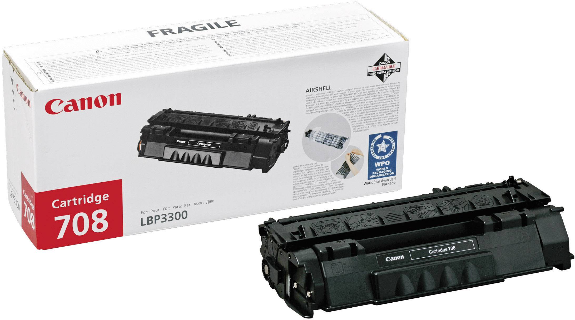 Canon Toner 708 Original Schwarz 2500 Seiten 0266B002