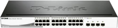 D-Link DGS-1210-24 Netzwerk Switch 24 + 4 Port 1 GBit/s