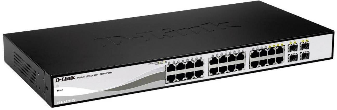 D-Link DGS-1210-24 DGS-1210-24 Netzwerk Switch 24 + 4 Port 1 GBit/s
