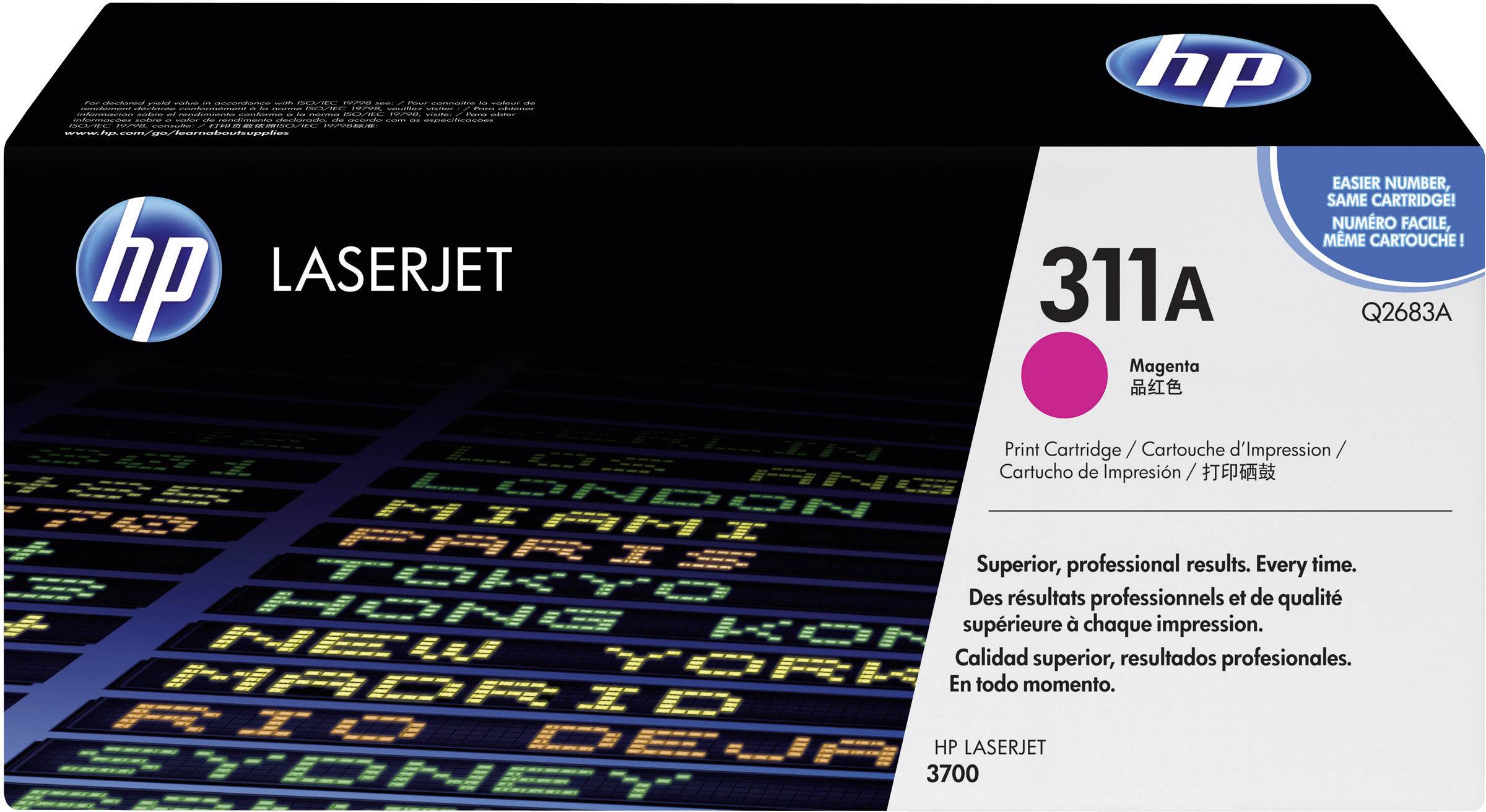 HP 311A - Magenta - original - LaserJet - Tonerpatrone (Q2683A) - für Color LaserJet 3700, 3700d, 3700dn, 3700dtn, 3700n