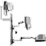 Ergotron LX 1fach Monitor-Wandhalterung 30,5 cm (12") - 81,3 cm (32") Schwarz, Silber Höhenverstellbar, Tastaturablage, Neigbar, Schwenkbar