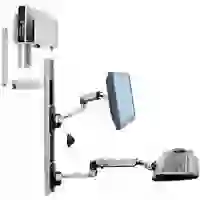 Ergotron LX 1fach Monitor-Wandhalterung 30,5cm (12") - 81,3cm (32") Schwarz, Silber Höhenverstellbar, Tastaturablage, Neigbar Ergotron LX 1fach Monitor-Wandhalterung 30,5cm (12") - 81,3cm (32") Schwarz, Silber Höhenverstellbar, Tastaturablage, Neigbar
