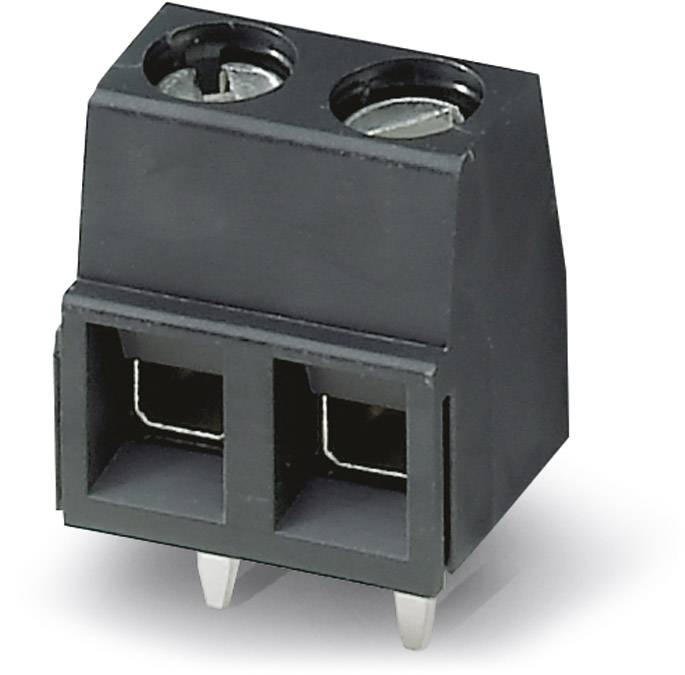 Phoenix Contact 1985878 Schraubklemmblock 1.50 mm² Polzahl (num) 3 Schwarz 50 St.