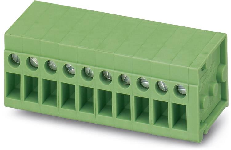 Phoenix Contact 1700121 Schraubklemmblock 2.50 mm² Polzahl 3 Grün 20 St.