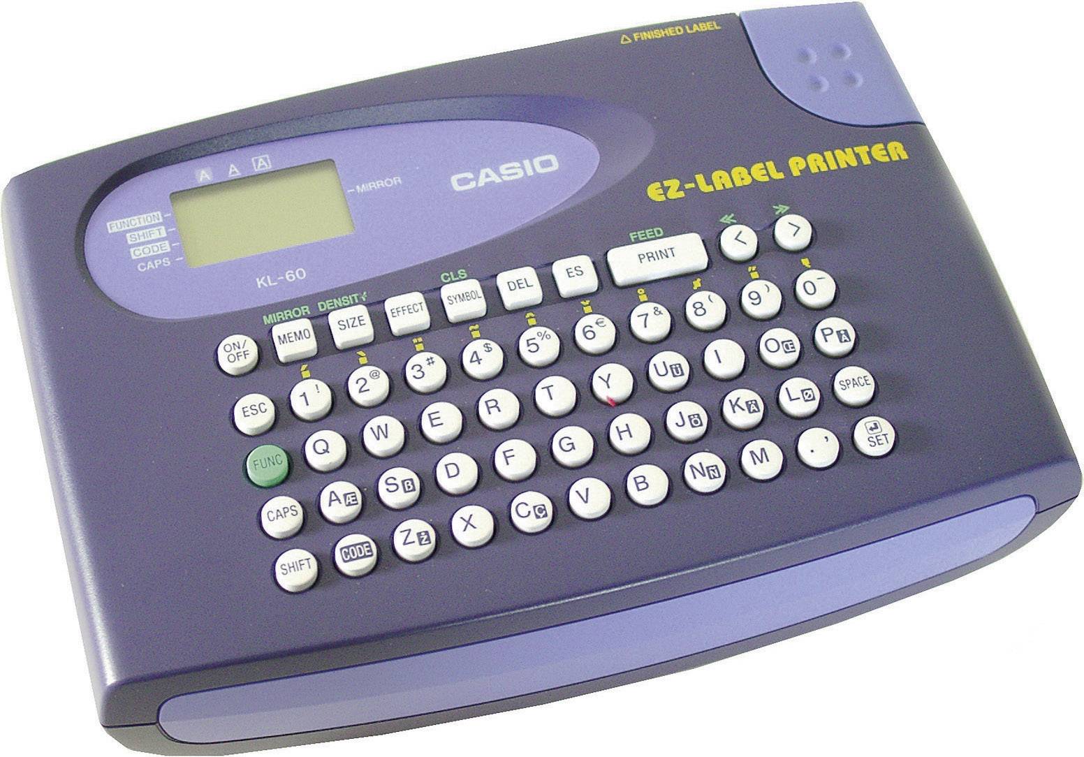 Casio KL-60 Beschriftungsgerät Geeignet für Schriftband: XR 6 mm, 9 mm, 12 mm