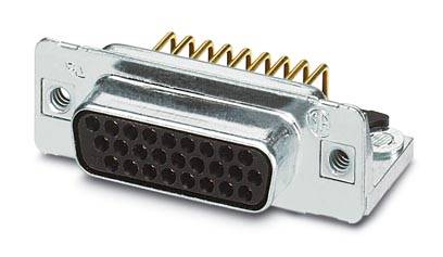 Ein Metallstecker mit mehreren Pins, üblicherweise für Computeranschlüsse verwendet.