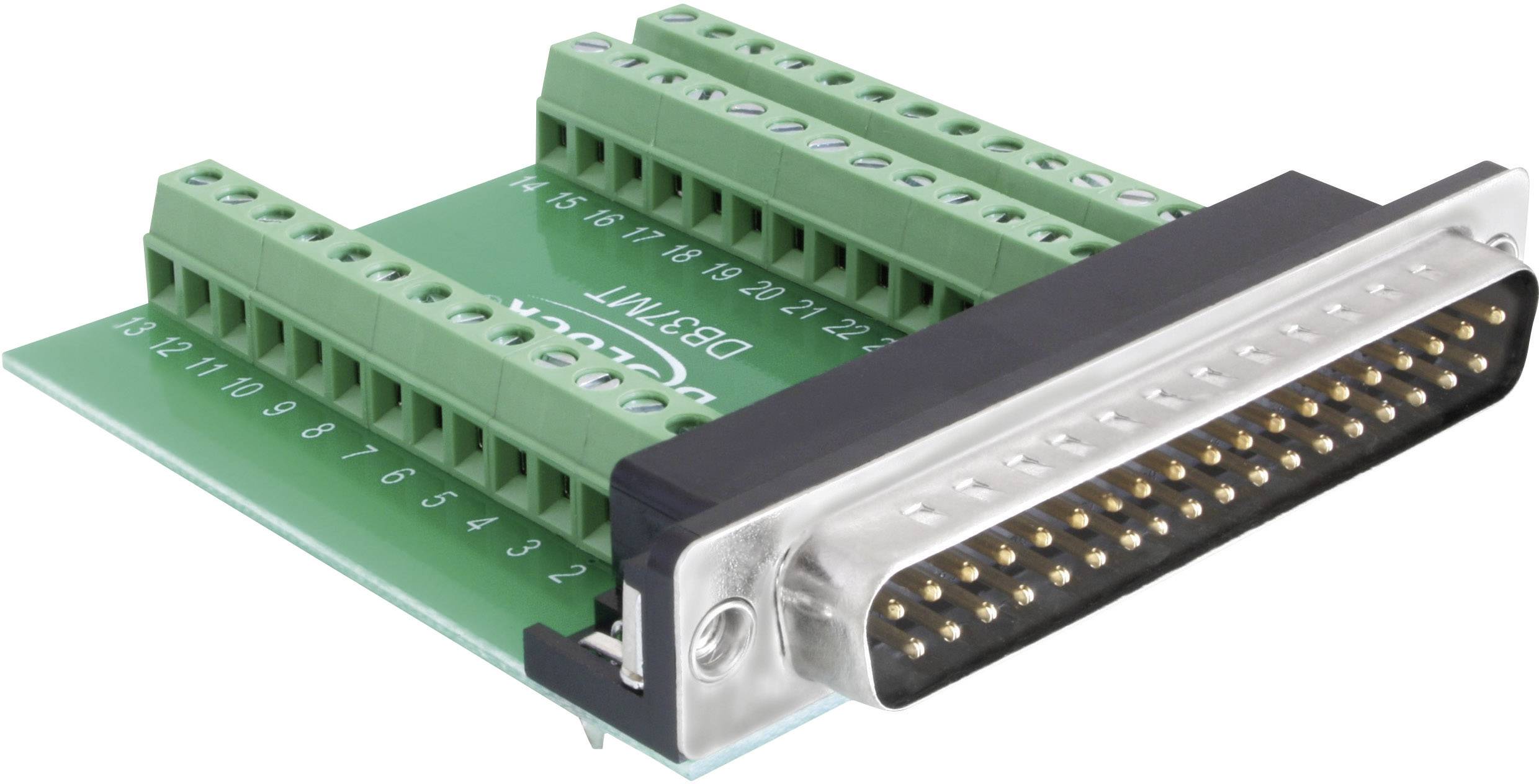 Delock 65320 D-SUB Stiftleiste 180 ° Polzahl: 37, 39 1 St.