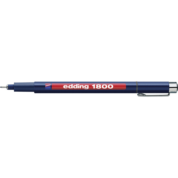 Edding 4-180001-1-1001 1800 profipen Fineliner Schwarz 0.25 mm