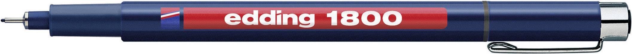 Edding 4-180001-1-1001 1800 profipen Fineliner Schwarz 0.25 mm