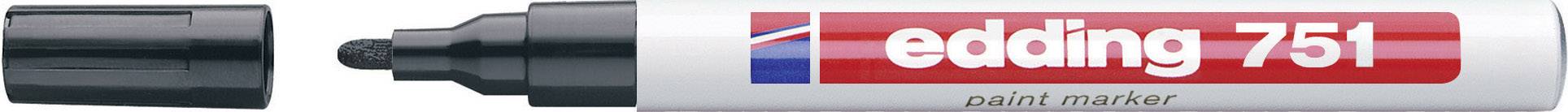 Edding 751 4-751-1-1001 Lackmarker Schwarz 1 mm, 2 mm