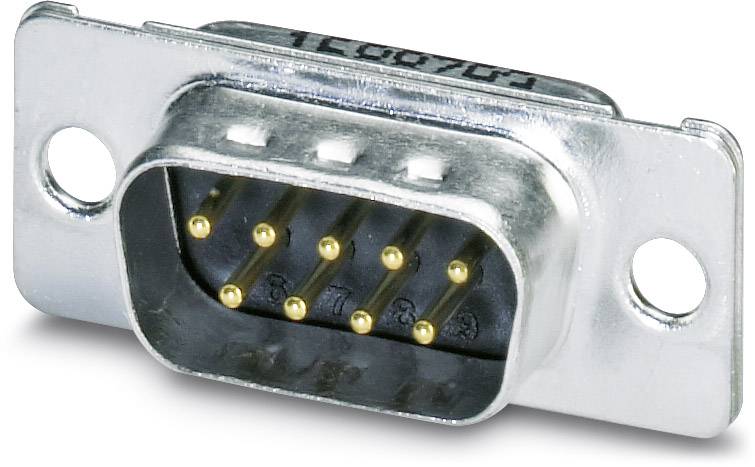 Phoenix Contact VS-09-ST-DSUB-EG 1688793 D-SUB Stiftleiste 180° Polzahl: 9 Lötkelch 100St.