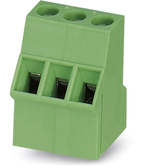 Phoenix Contact 1705472 Schraubklemmblock 2.50 mm² Polzahl 3 Grün 50 St.