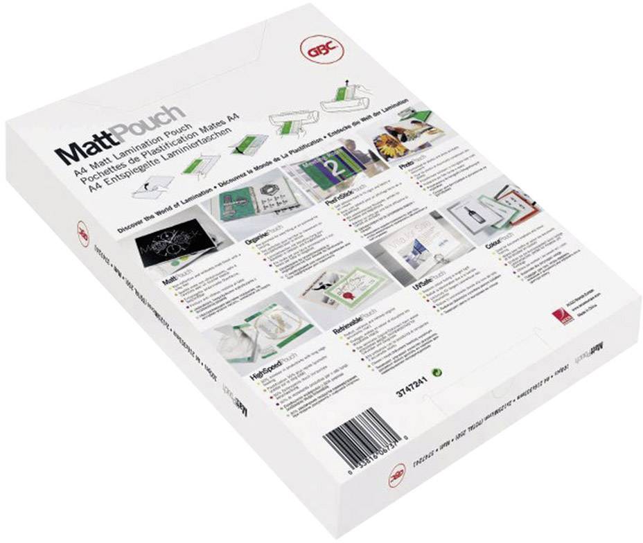 GBC Laminierfolie DIN A4 125 micron matt 100St.