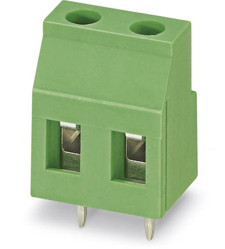 Phoenix Contact 1731187 Schraubklemmblock 2.50 mm² Polzahl 6 Grün 50 St.