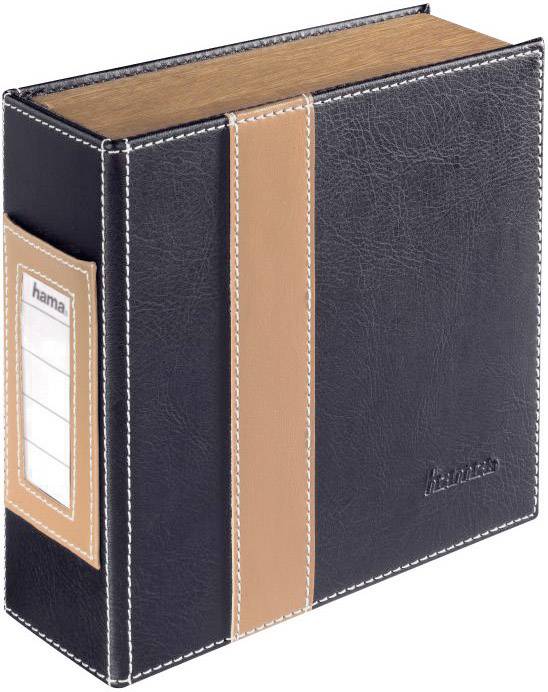 Hama CD-, Foto-CD Album 28 CDs/DVDs/Blu-rays Leder-Braun (matt) 1 St. (B x H x T) 163 x 170 x 63 mm 78385
