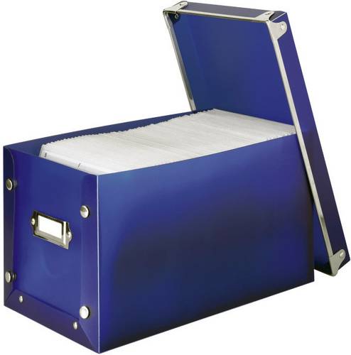 Hama CD Box 140 CDs/DVDs/Blu-rays Kunststoff Blau 1 St. (B x H x T) 141 x 145 x 263mm 78378