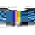 Serre-câbles autoadhésif Hama 00020535 (L x l) 215 mm x 16 mm 5 pc(s) rouge, bleu, noir, jaune, vert