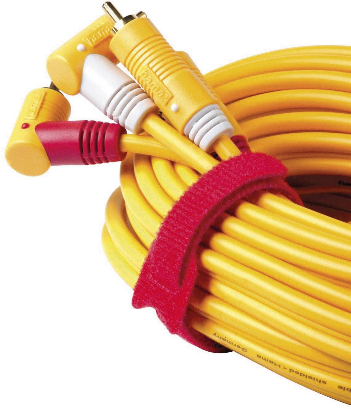 Hama Klett-Kabelbinder Kunststoff Rot, Blau, Schwarz flexibel (L x B) 14.5cm x 1.2cm 12 St. 00221005