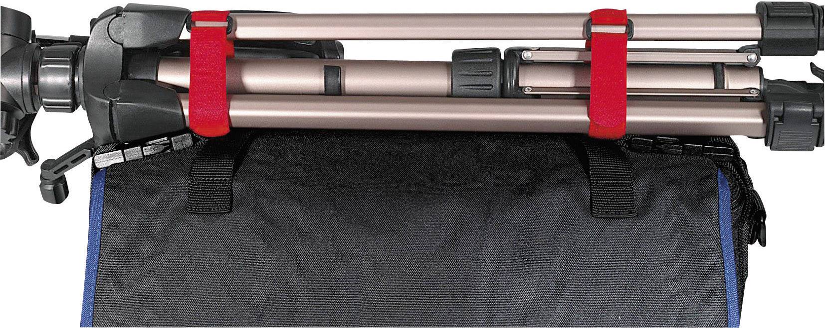 Hama Klett-Kabelbinder Kunststoff Rot, Grün, Schwarz flexibel (L x B) 25 cm x 2 cm 9 St. 00020538