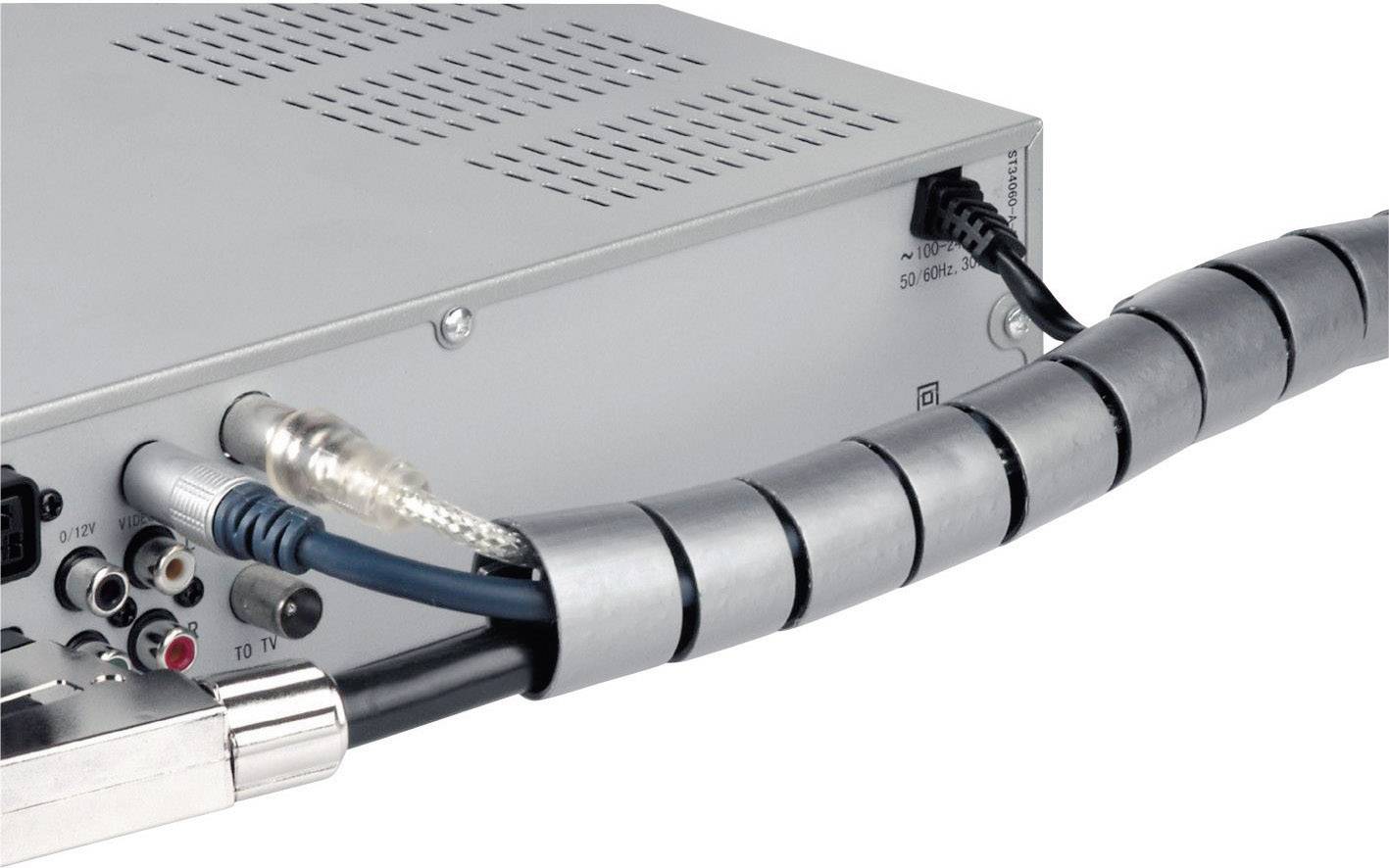 Hama Kabel-Bündelschlauch Kunststoff Silber flexibel (Ø x L) 2 cm x 250 cm 1 St. 00020600