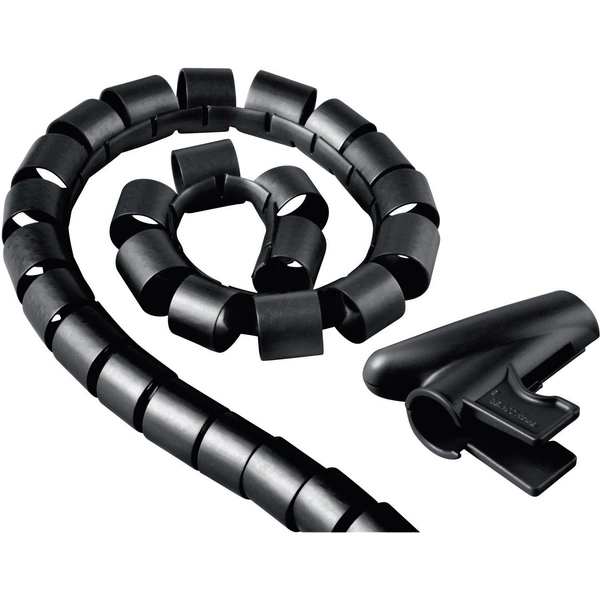 Hama Kabel-Bündelschlauch Kunststoff Schwarz flexibel (Ø x L) 2 cm x 250 cm 1 St. 00020602 Hama Kabel-Bündelschlauch Kunststoff Schwarz flexibel (Ø x L) 2 cm x 250 cm 1 St. 00020602