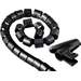Hama Kabel-Bündelschlauch Kunststoff Schwarz flexibel (Ø x L) 2 cm x 250 cm 1 St. 00020602 Hama Kabel-Bündelschlauch Kunststoff Schwarz flexibel (Ø x L) 2 cm x 250 cm 1 St. 00020602
