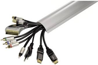 Hama Kabelkanal PVC Grau starr (L x B x H) 1000 x 70 x 21mm 1 St. 00020618