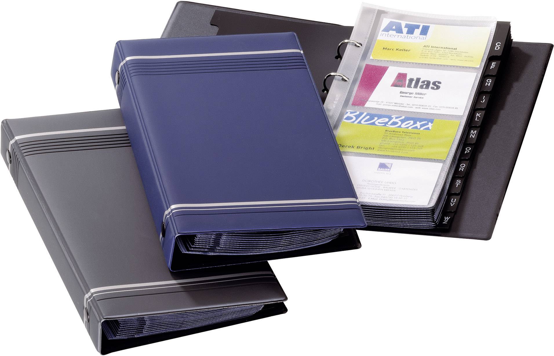 Durable Visitenkartenringbuch mit 25 Hüllen