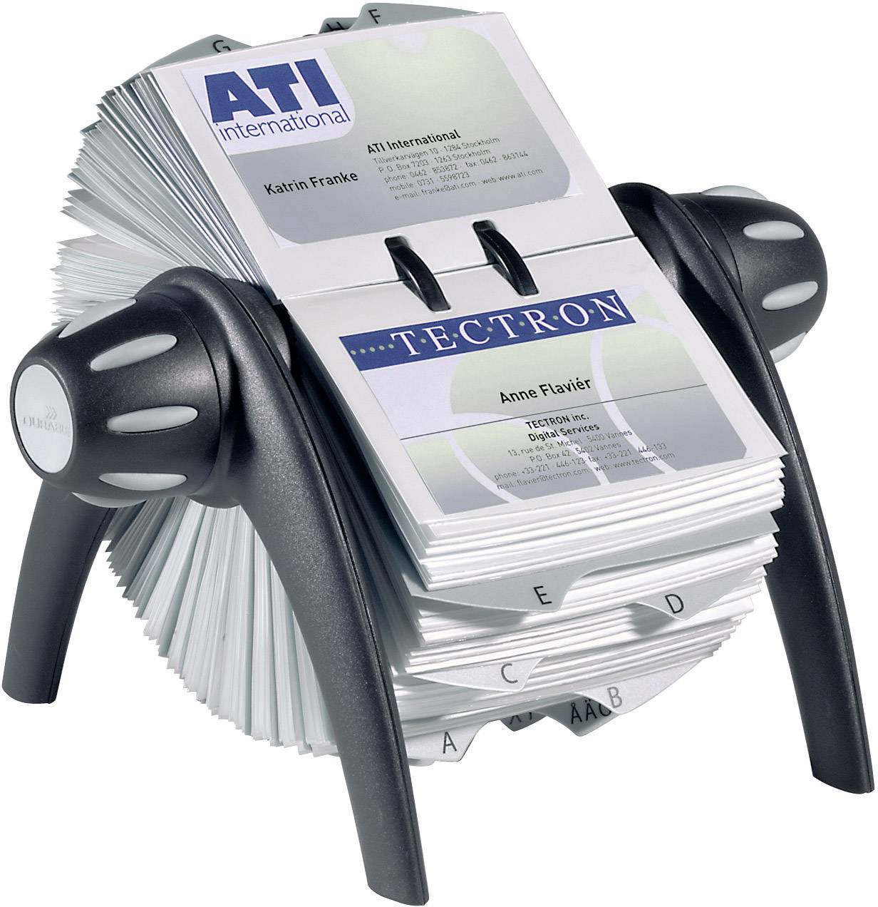 DURABLE Rollkartei VISIFIX FLIP 241701 Kunststoff schwarz