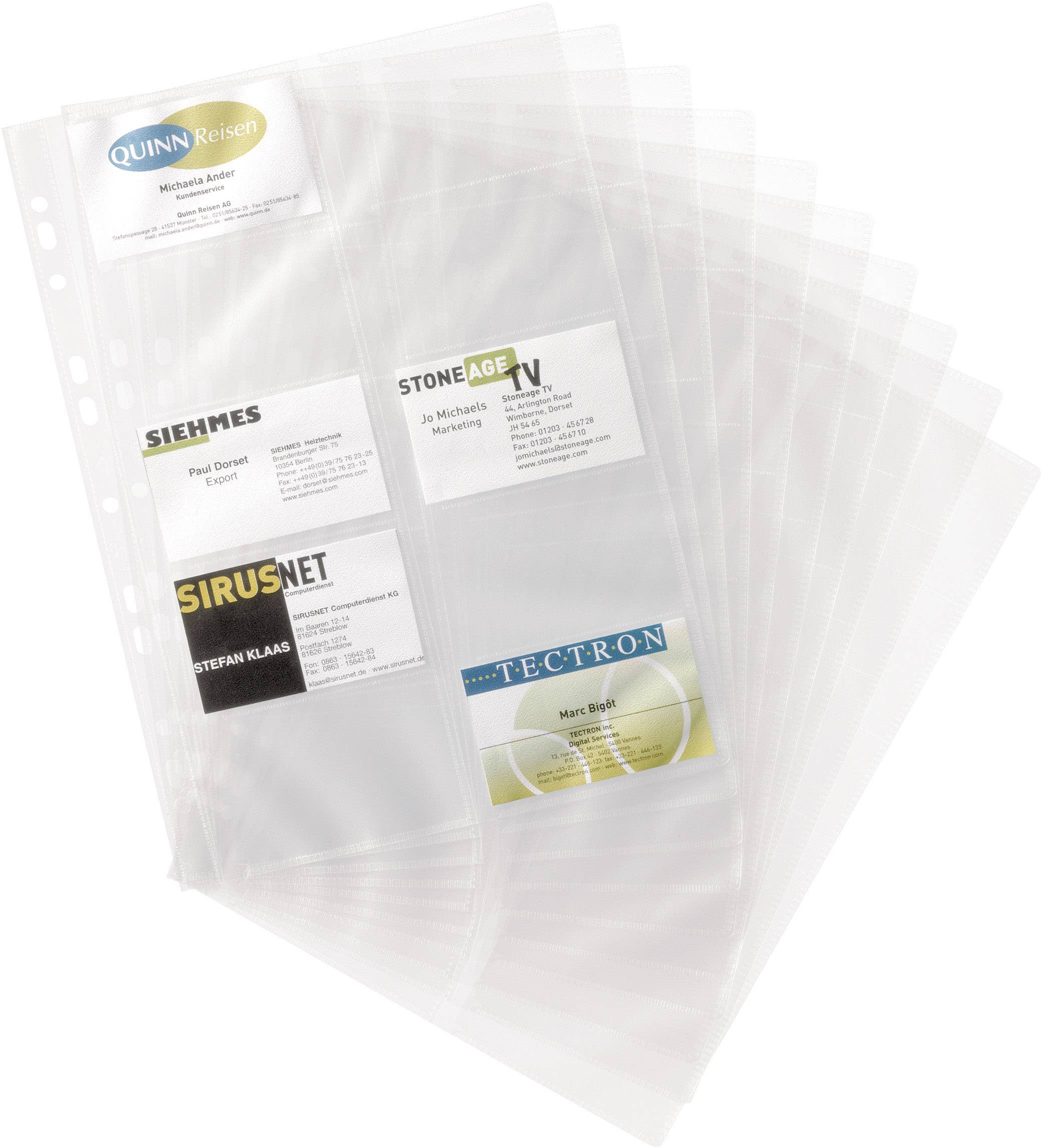 Visitenkartenhüllen DIN A4