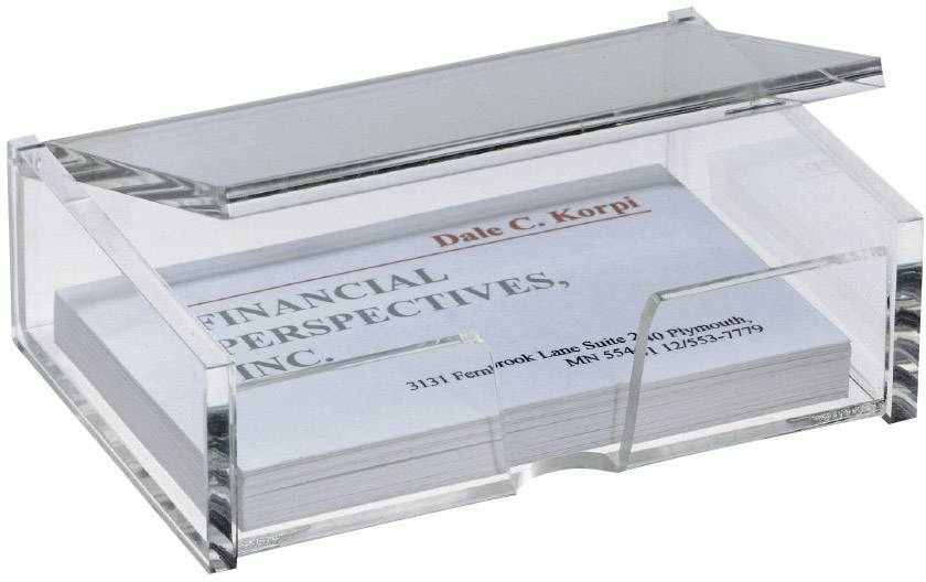 Sigel Visitenkarten-Box Acryl