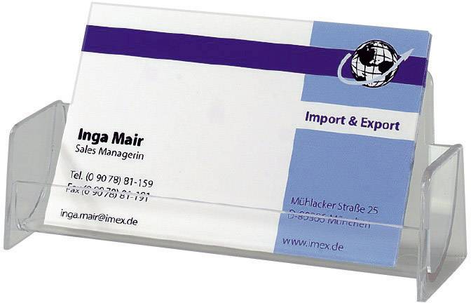 Sigel Visitenkartenspender VA120 Anzahl der Fächer:1 50 Karten Transparent 1 St.