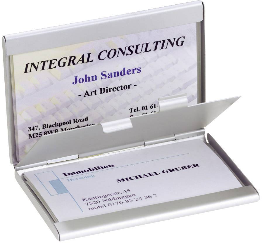 Sigel Visitenkarten-Etui Twin