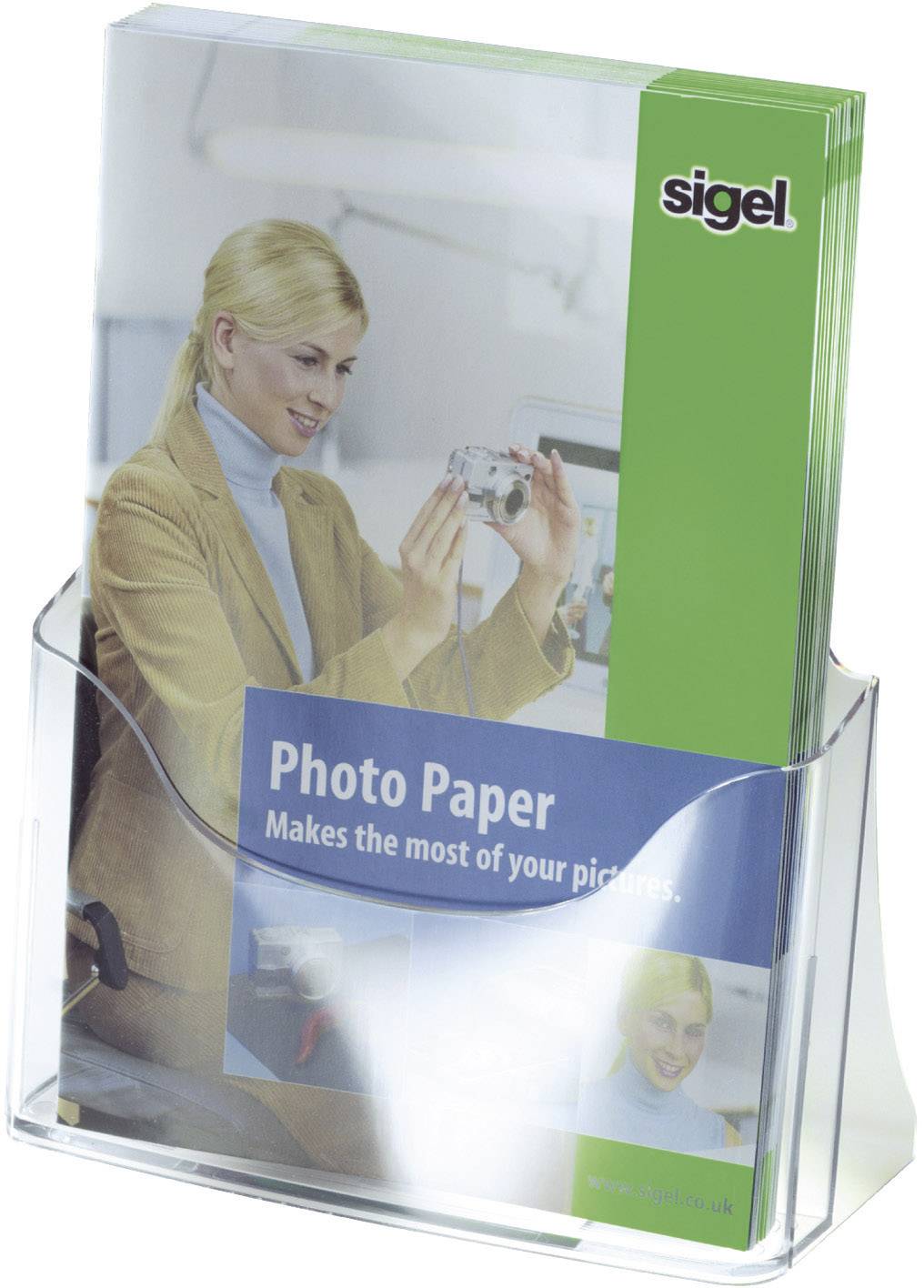 Tisch-Prospekthalter 1 Fach DIN A4