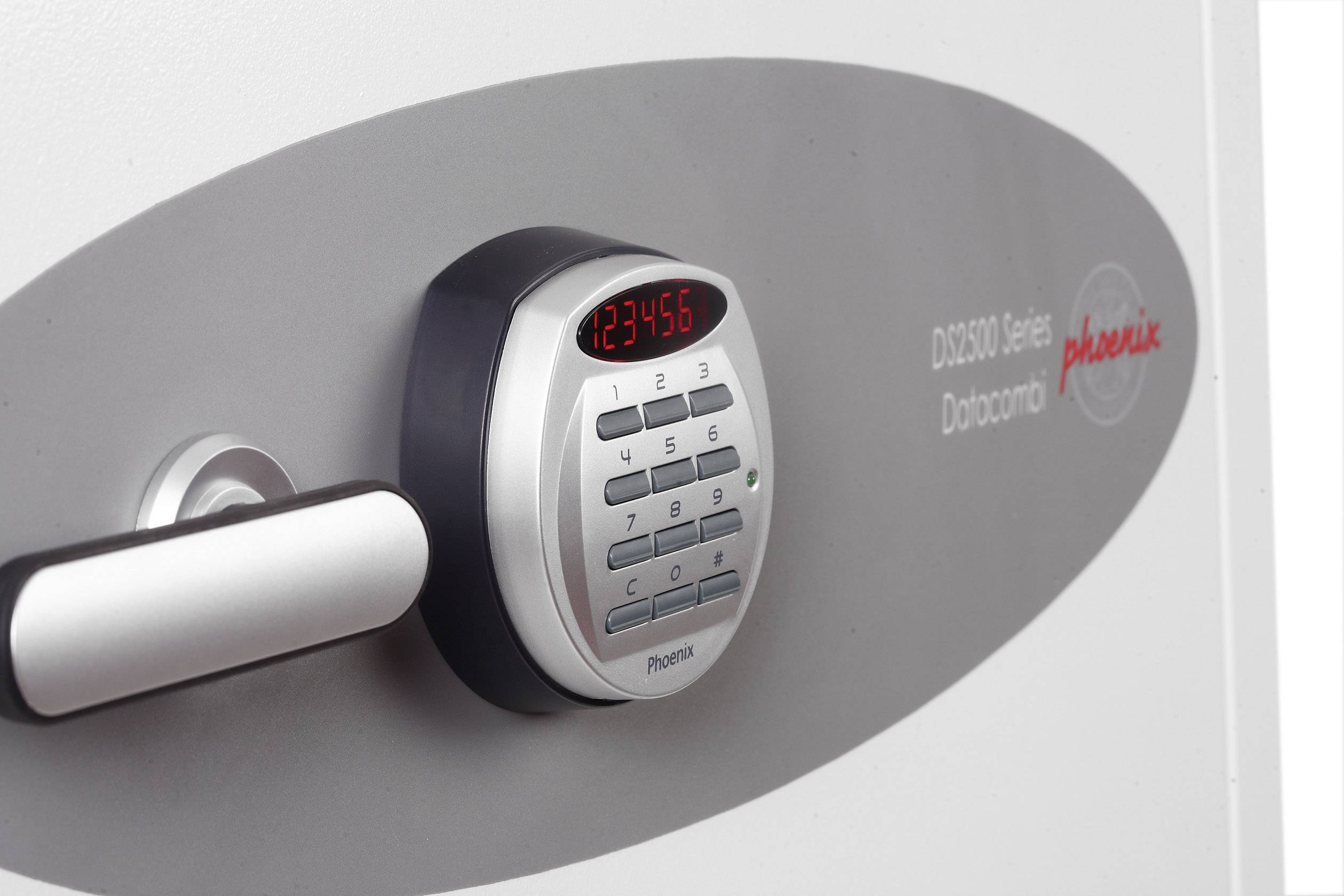 Phoenix DS2502E Data Combi Feuerschutztresor wasserabweisend, feuerfest Zahlenschloss
