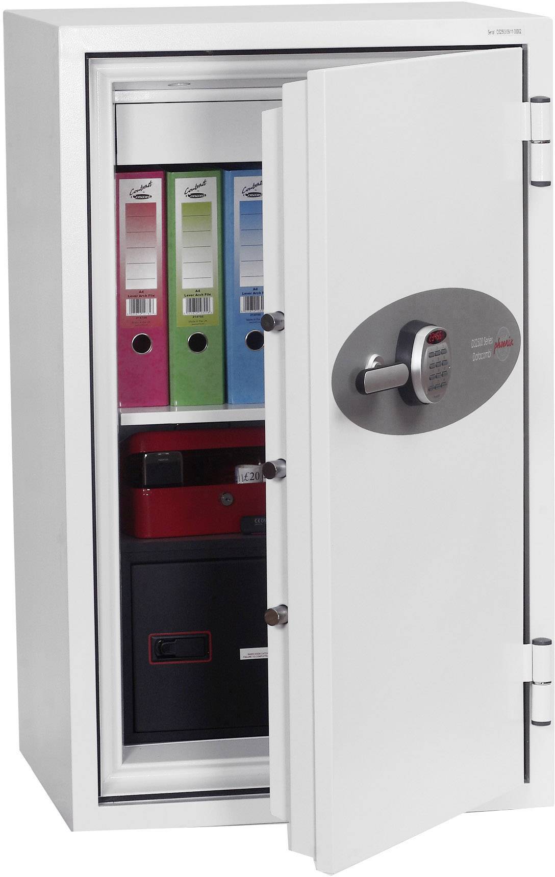 Phoenix DS2503E Data Combi Feuerschutztresor wasserabweisend, feuerfest Zahlenschloss