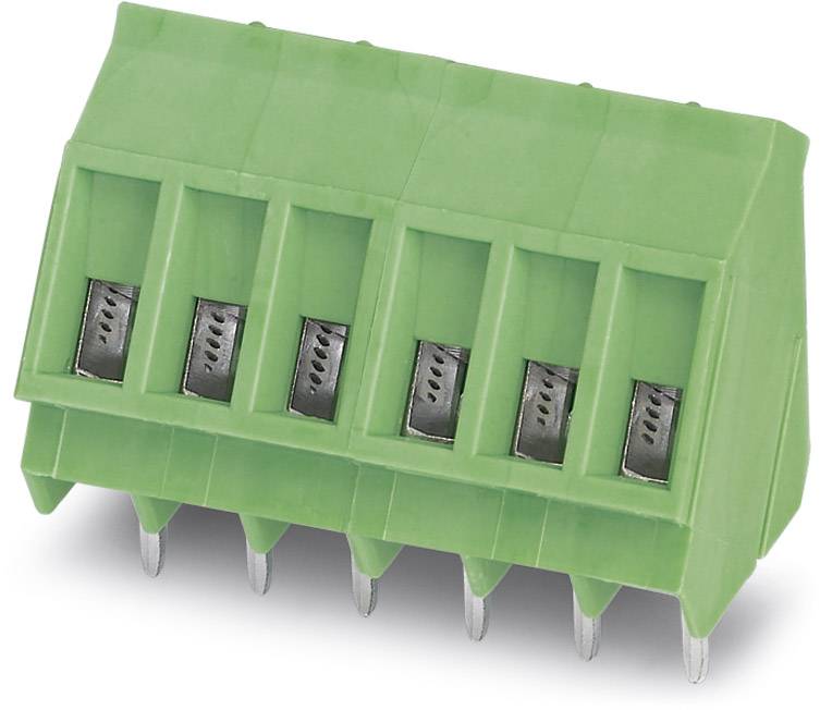 Phoenix Contact 1713024 Schraubklemmblock 2.50mm² Polzahl 2 Grün 100St.
