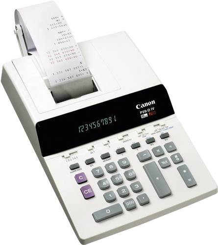 P-29 D IV Druckender Tischrechner Weiß Display (Stellen): 10 netzbetrieben (B x H x T) 207 x
