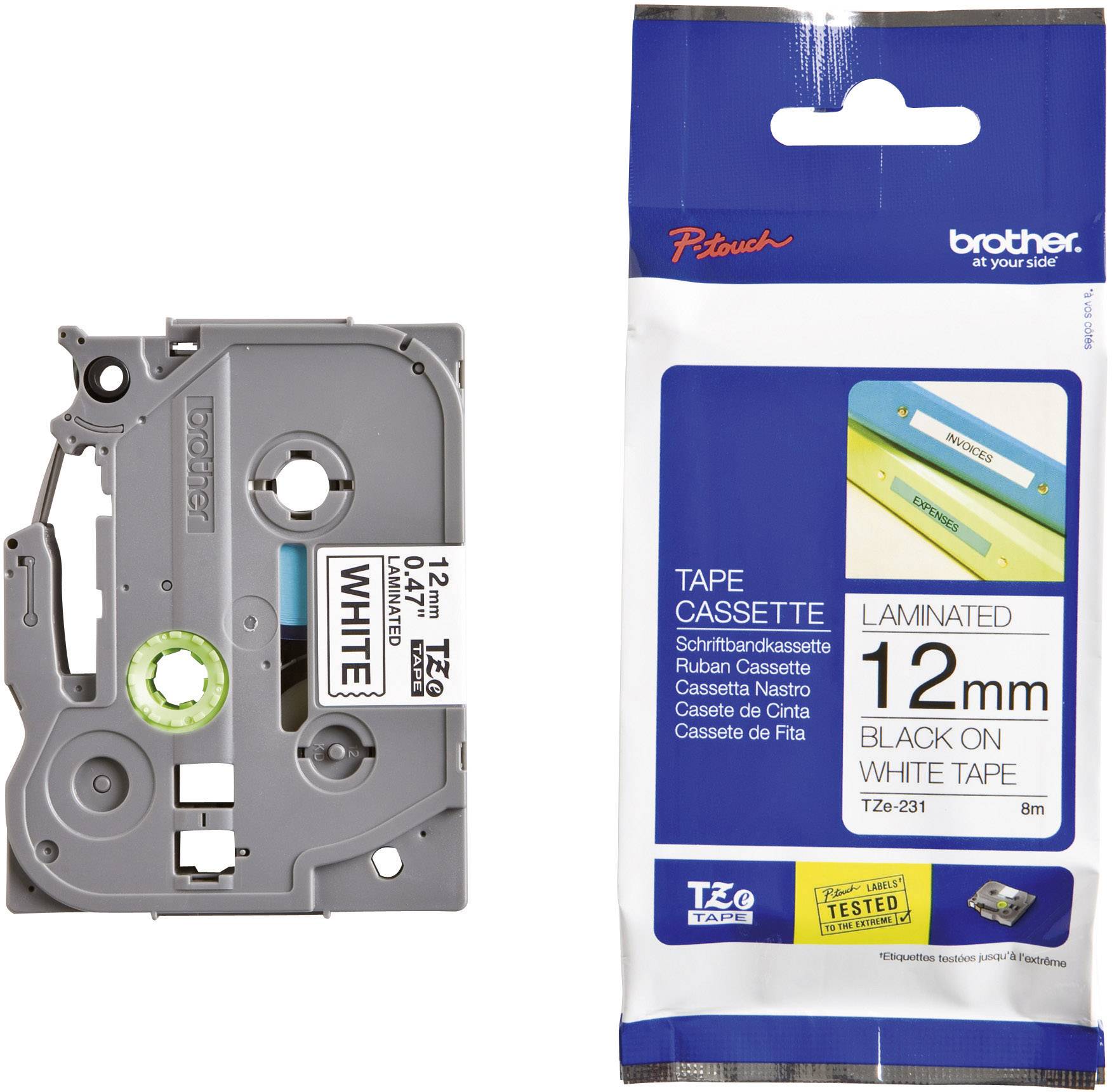 Brother P-touch P700 Set Beschriftungsgerät Geeignet für Schriftband: TZe, HSe 3.5 mm, 6 mm, 9 mm, 12 mm, 18 mm, 24mm