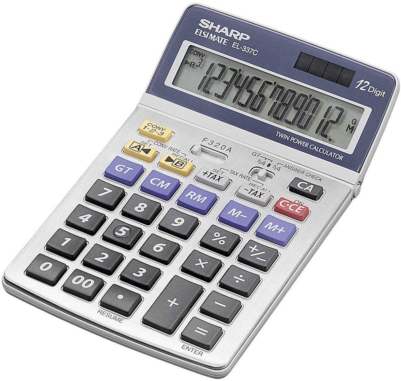 Sharp EL-337 C Silber (metallic) (B x H x T) 108 x 175 x 22 mm