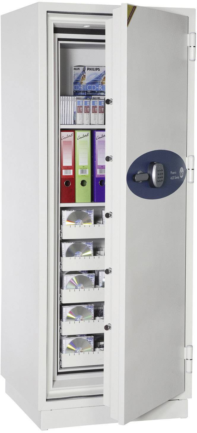 Phoenix DS4622E Data Commander Feuerschutztresor wasserabweisend, feuerfest Zahlenschloss