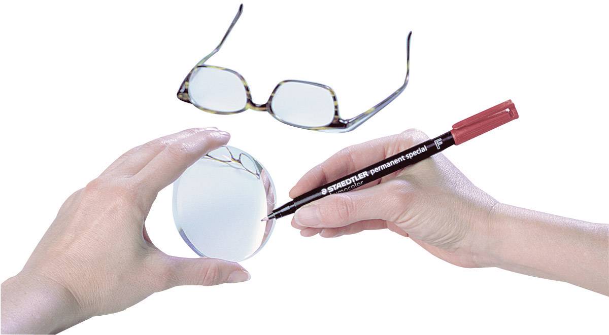 Staedtler Lumocolor permanent special S 319 S-9 Permanentmarker Schwarz wasserfest: Ja