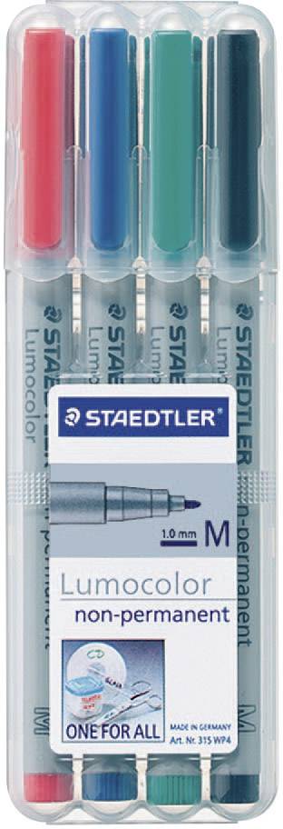 Staedtler Universalstift Lumocolor, M, 4er-Set