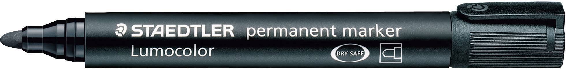 Staedtler Lumocolor permanent DRY SAFE 352-9 Permanentmarker Schwarz wasserfest: Ja