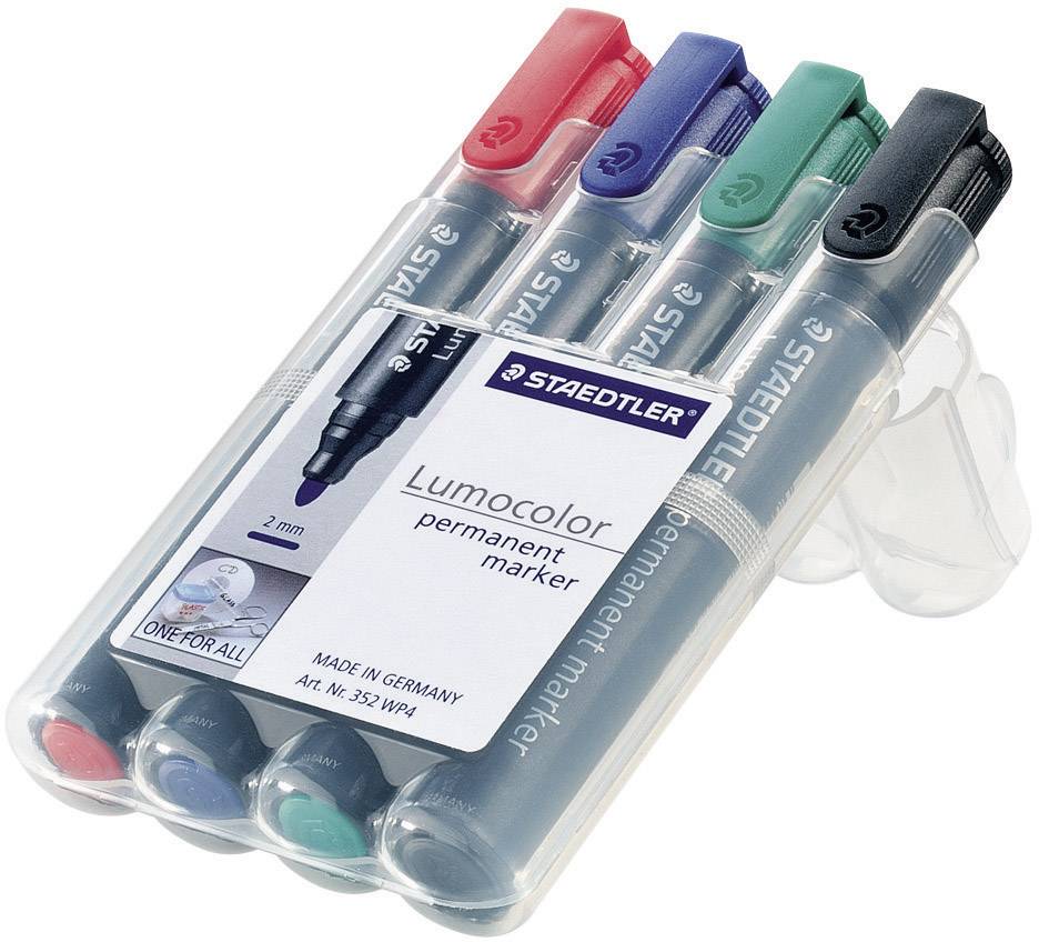 Staedtler 352 WP4 352 WP4 Permanentmarker wasserfest: Ja