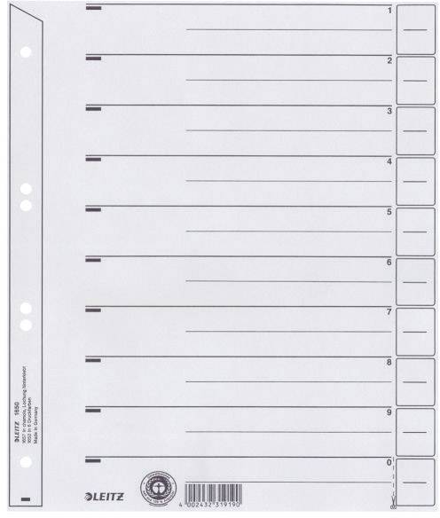 Leitz Trennblatt 16500285 DIN A4 1 St.