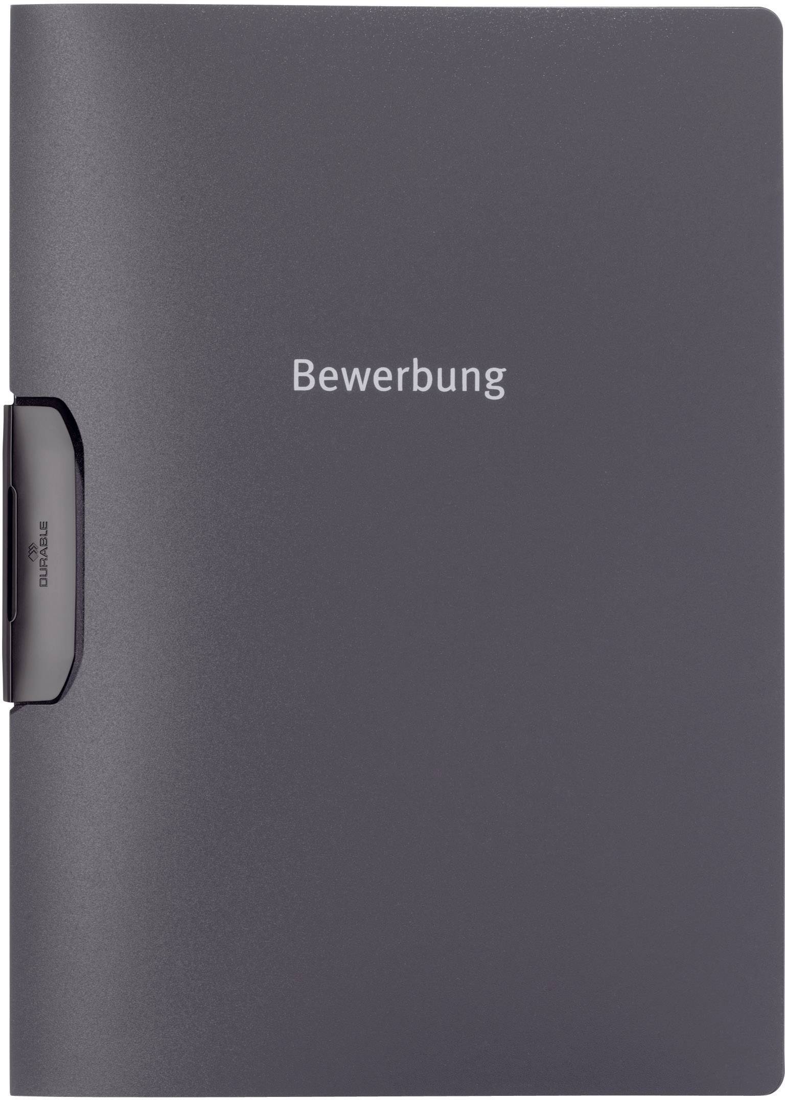 Bewerbungsmappe Duraswing job A4 dunkelgrau